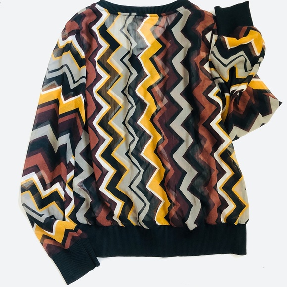 MISSONI FOR TARGET Retro Sheer Blouse - Picture 4 of 9